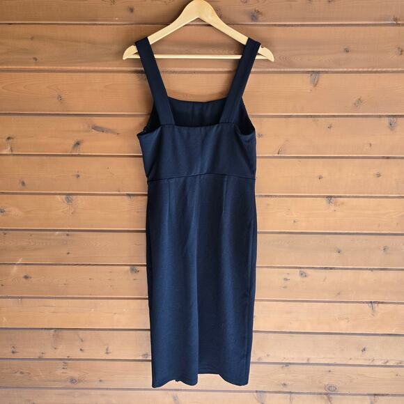 Petal & Pup Hyatt Dress NWT Black 12 Bodycon Midi Front Slit Tank Top Formal NYE - Picture 3 of 6